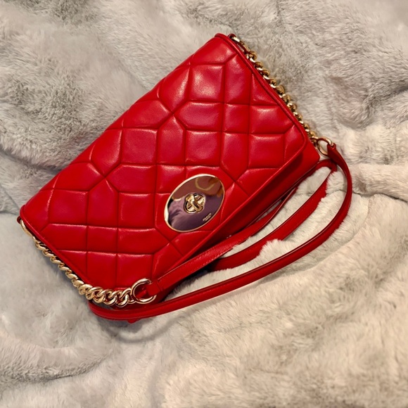 Coach Canyon Quilt Crossbody True Red - Picture 5 of 10